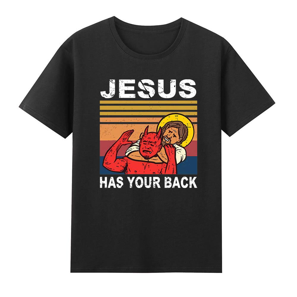 Jesus Has Your Back Jiu Jitsu Christian Jesus TShirt S