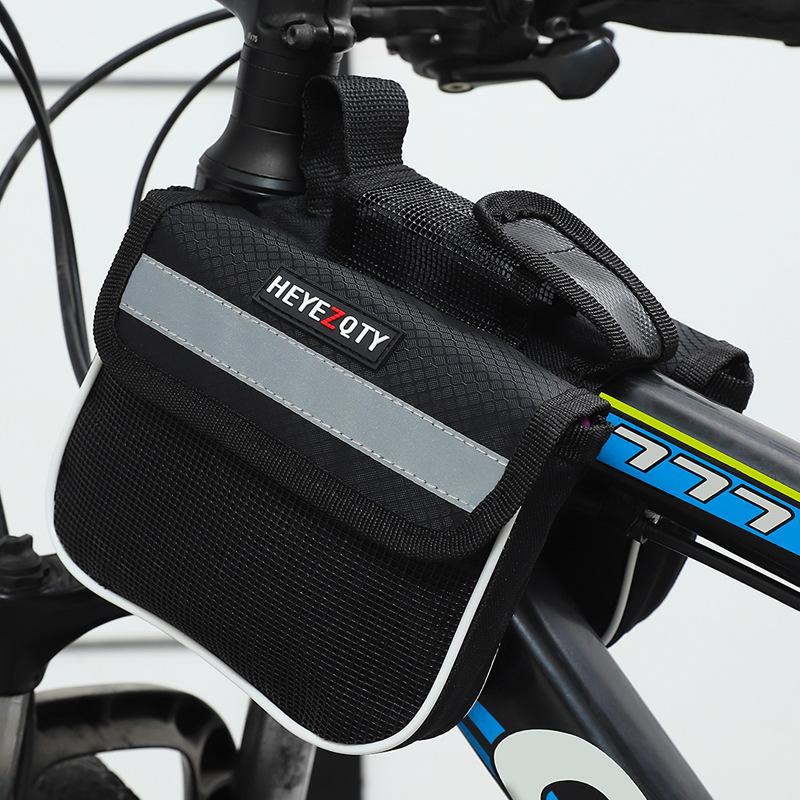 Bicycle Bag Mountain Bike Front Beam Bag Bicycle Upper Tube Saddle Bag Cross Beam Bag Supply Riding medium