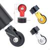 360° Rotation Folding Bike Auxiliary Casters Mounted 33.9mm Seatpost Roller Bicycle Seat Tube