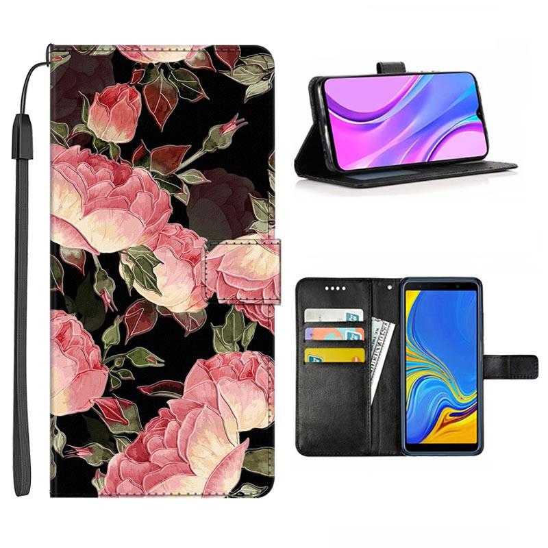 For Huawei Nova 14 14Pro Ultra Leather Phone Case for Huawei Nova Y91 Y72 Y72S Cover Floral Magnetic Flip Wallet Phone Bag Funda