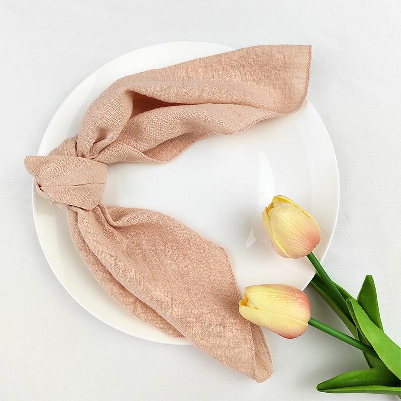 Set of 50 Cotton Cloth Napkins Gauze Fabric 30x30 Cm Factory Outlet Wedding Decor Everyday Use Dinner  Tea Towel Table  Village
