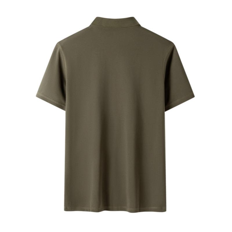 Timberland Logo Comfortable Breathable Casual Short Sleeve Polo Shirt Men Polo Shirts Army-Green A5QHJ-A58