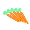 Sealing Clips Double Grooves Design Magnet Adsorption Simple Practical Carrot Appearance Bag Clips