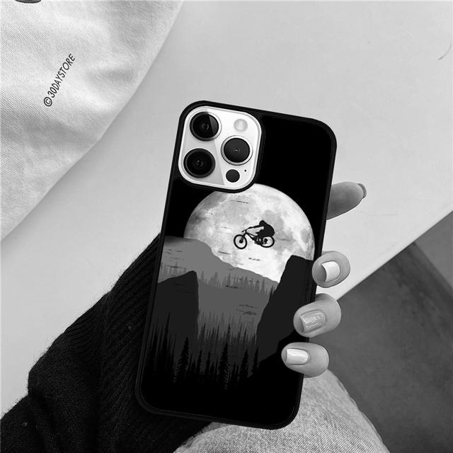 Mountain Bike Cycling Coque Shell For iPhone 17 Air 15 16 14 13 12 Pro Max 11 Pro Max Plus Phone Case Cover