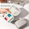 Compact Travel Medicine Organizer Bag - First Aid & Medical Storage for Students, Outings, Business Trips