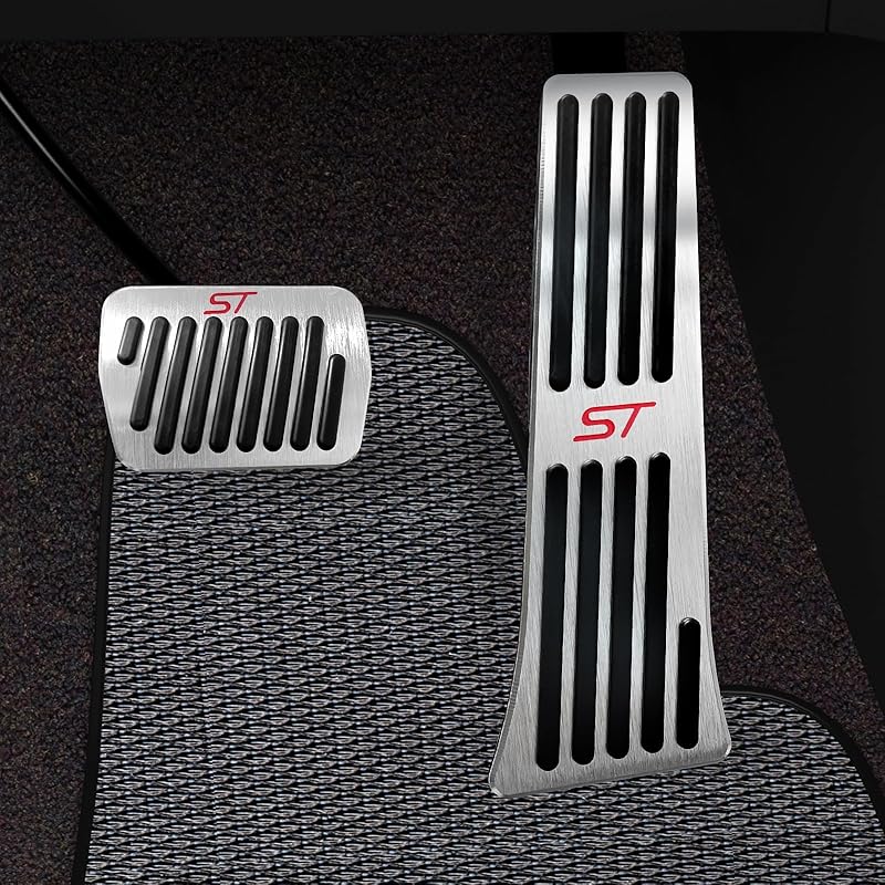 For Ford Explorer 2025 2024 - Aluminum Performance Pedals Set Non-Slip Accelerator And Brake Pedals Cover No Drill Brake Gas Accelerator Accessories