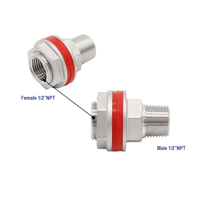 Kettle/Keg Retrofit Part Heavy Duty Weldless Bulkhead Stainless Steel 304 25mm Hole Required Homebrew Hardware
