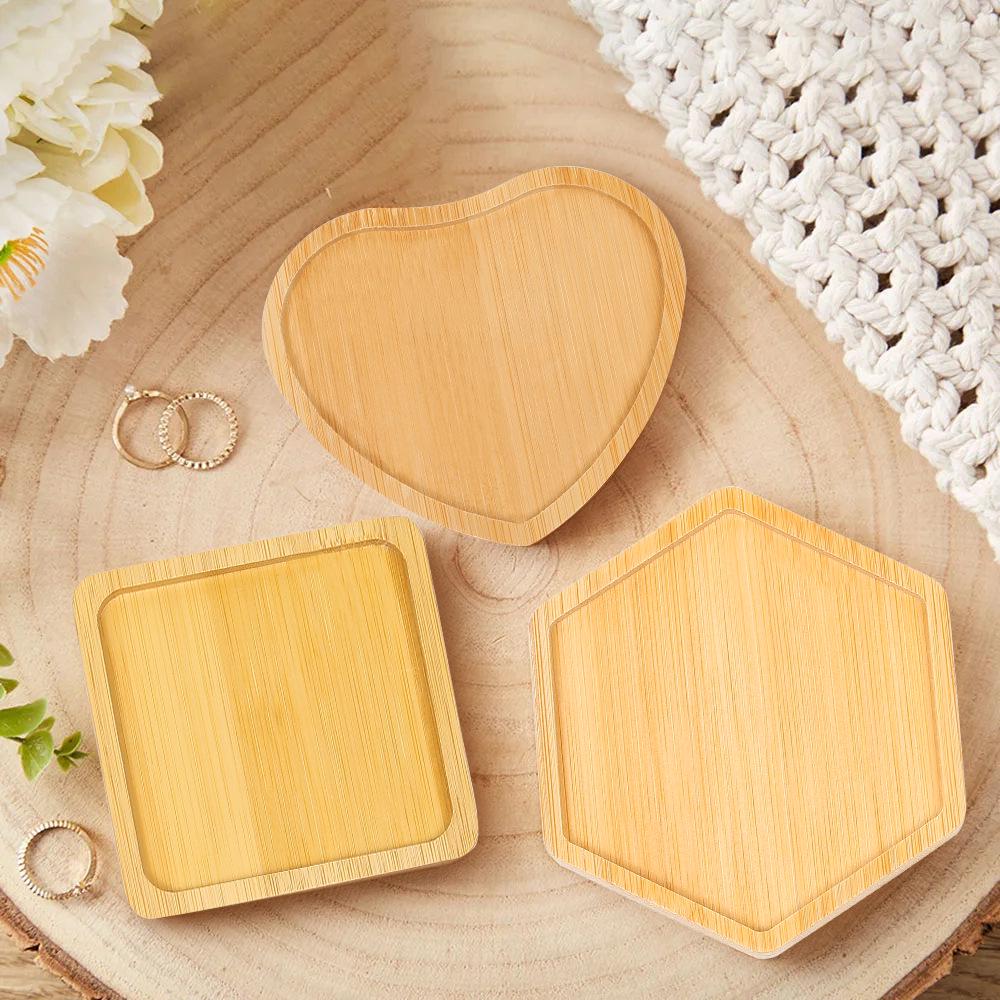 Handmade Bamboo Mosaic Coaster - Round or Rectangular Heat Insulation Mat
