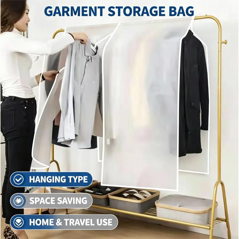 Clothing Dust Cover Durable Waterproof Dustproof Garment Protector for Seasonal Clothes Suit Jacket Travel Home Storage