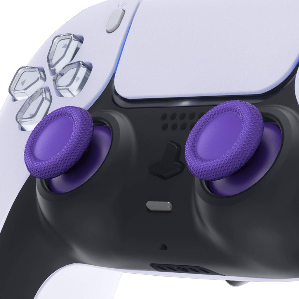 EXtremeRate 2 páry náhradných analógových páčok kompatibilných s PS5 Vlastné analógové páčky Kompatibilné so všetkými modelmi ovládačov PS5 a PS4