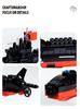 Non-Toxic 389Pcs Type 094 Strategic Nuclear Submarine Jin-Class Batis Bricks Building Blocks Model Aircraft Carrier Warship Bricks Toys