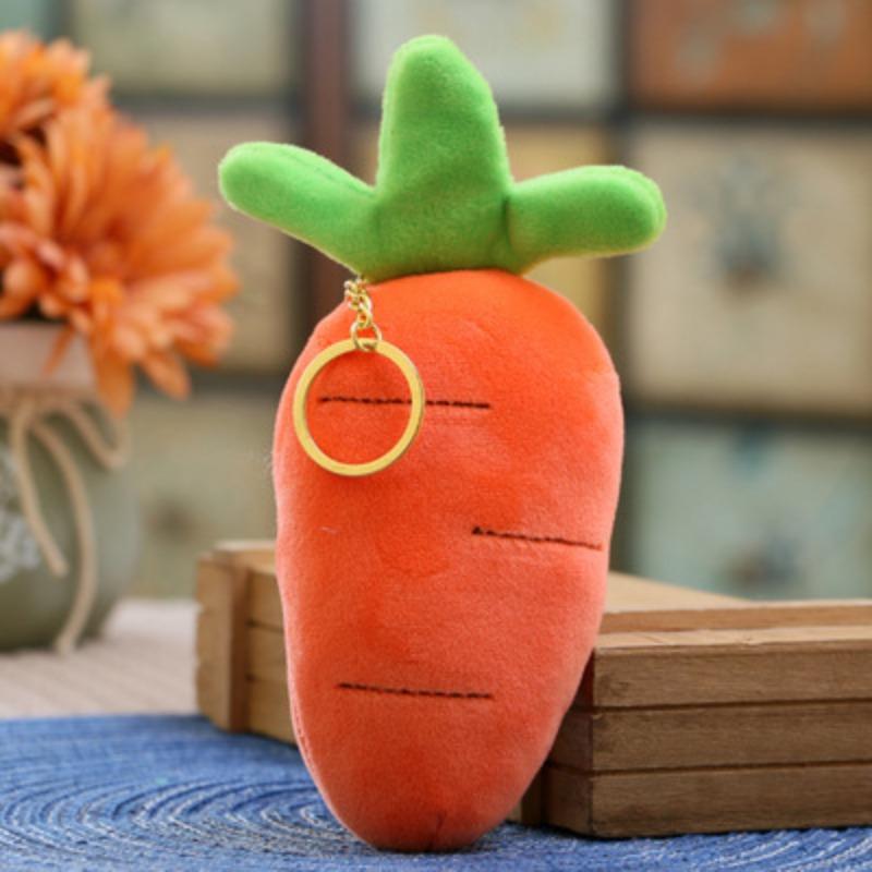 Fruit and Vegetable Plush Pendant Creative Doll Toy Pendant Cute Doll Gift Keychain