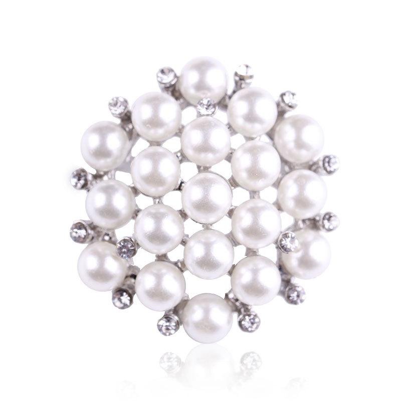 

Модная Креативная Брошь с Полным Жемчугом, Блестящая Брошь, Корсаж, Женская Цветочная Брошь, Дизайнерская Бижутерия для Одежды, Мини-Идеальный Подарок для Пар