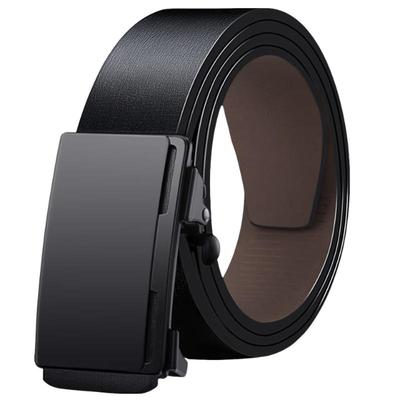 Men's Genuine Leather Automatic Buckle Belt