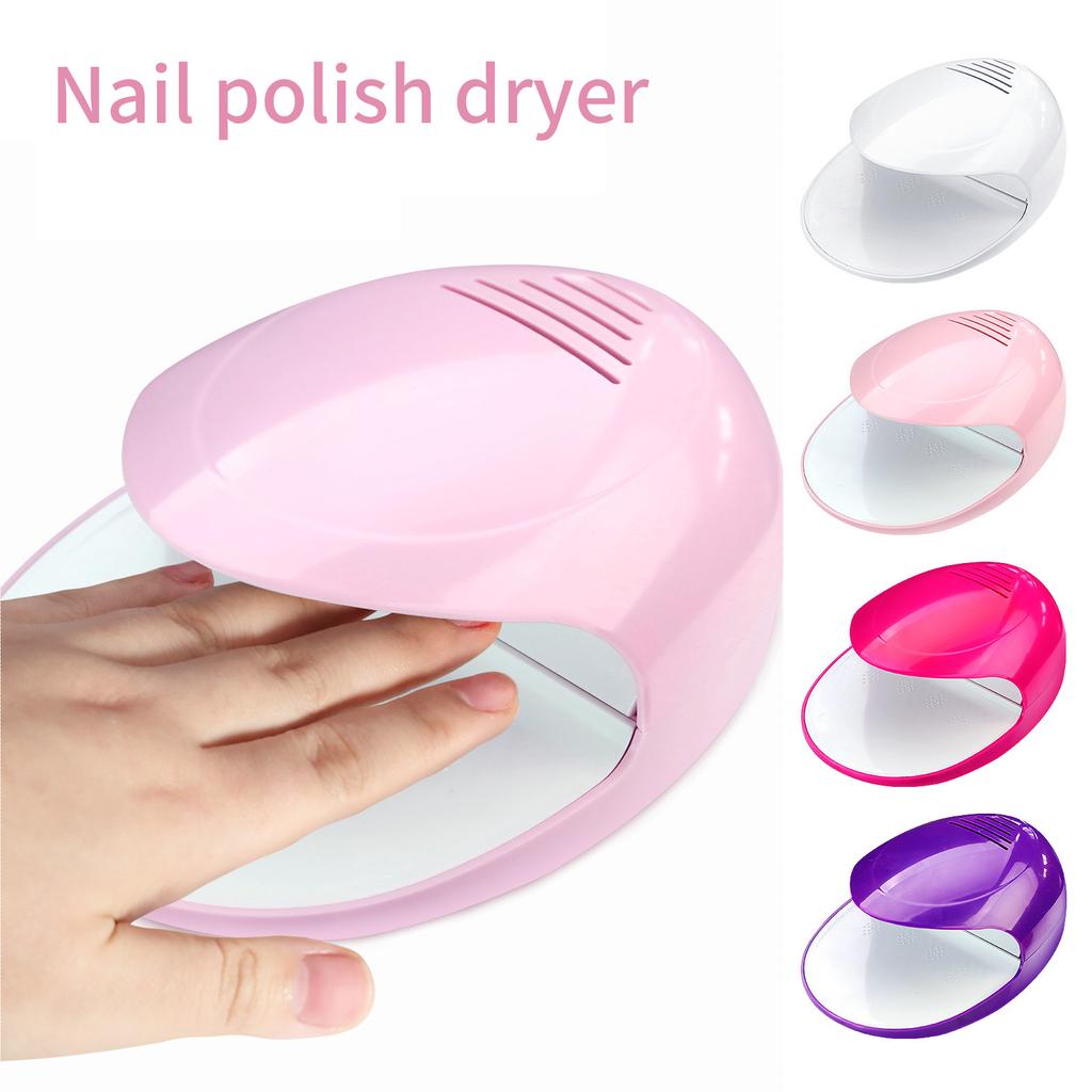 Portable Nail Polish Dryer For Adults Women Nail Art Tool Quick Drying Nail Fan Battery Operated For Home And Travel Use