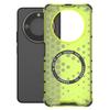For Honor X60 5G Case Compatible with MagSafe Honeycomb Design TPU+PC Phone Cover
