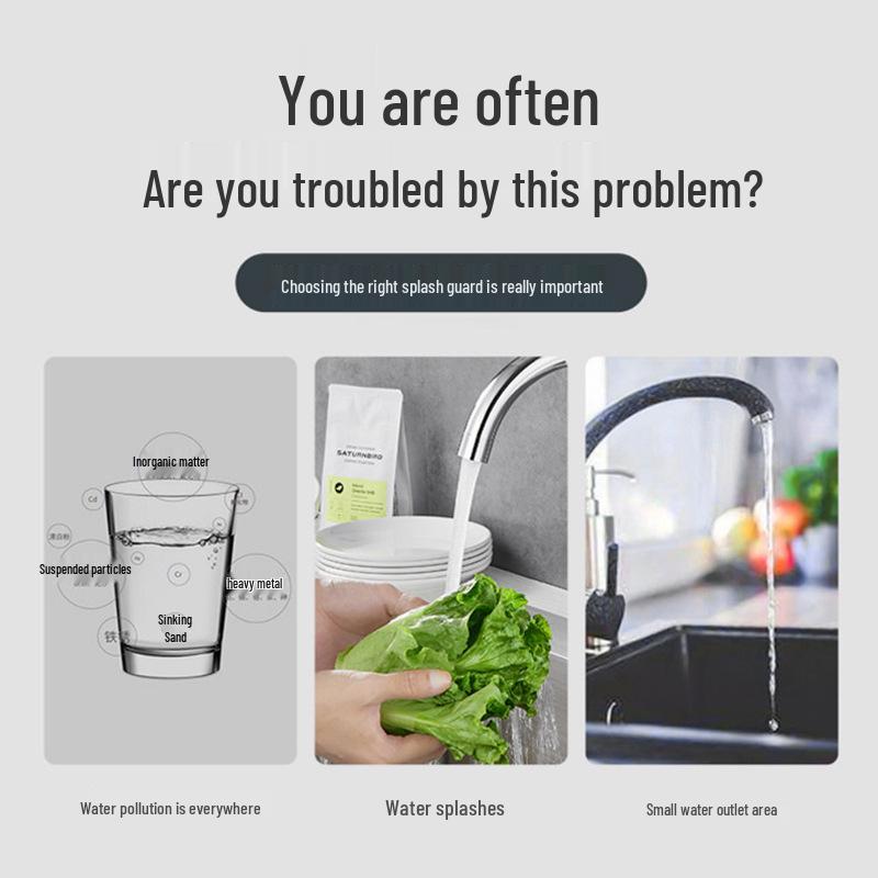 Premium Transparent Shower & Tap Water Purifier with Anti-Splash Filter Cartridge