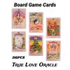 True Love Oracle English Card Set 36pcs Interactive Tabletop Game Mind-stimulating Copperplate Paper Material