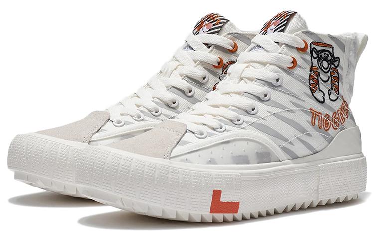 Li Ning Classic Canvas Hi X Disney Tigger 'White' Women's AGCS334-1