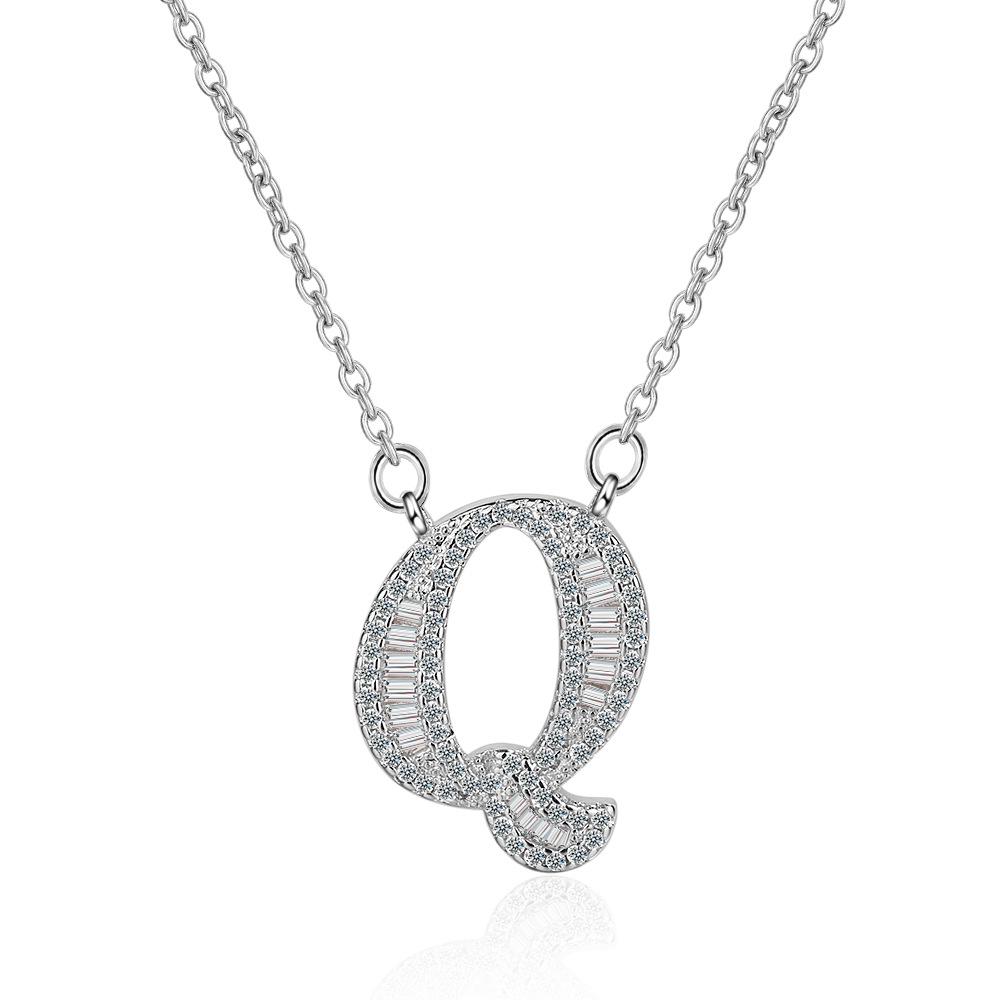 26 Letters of The Alphabet Necklace Female Romantic Travel with The Same Short Section of The Collarbone Chain Valentine's Day Gifts Necklace