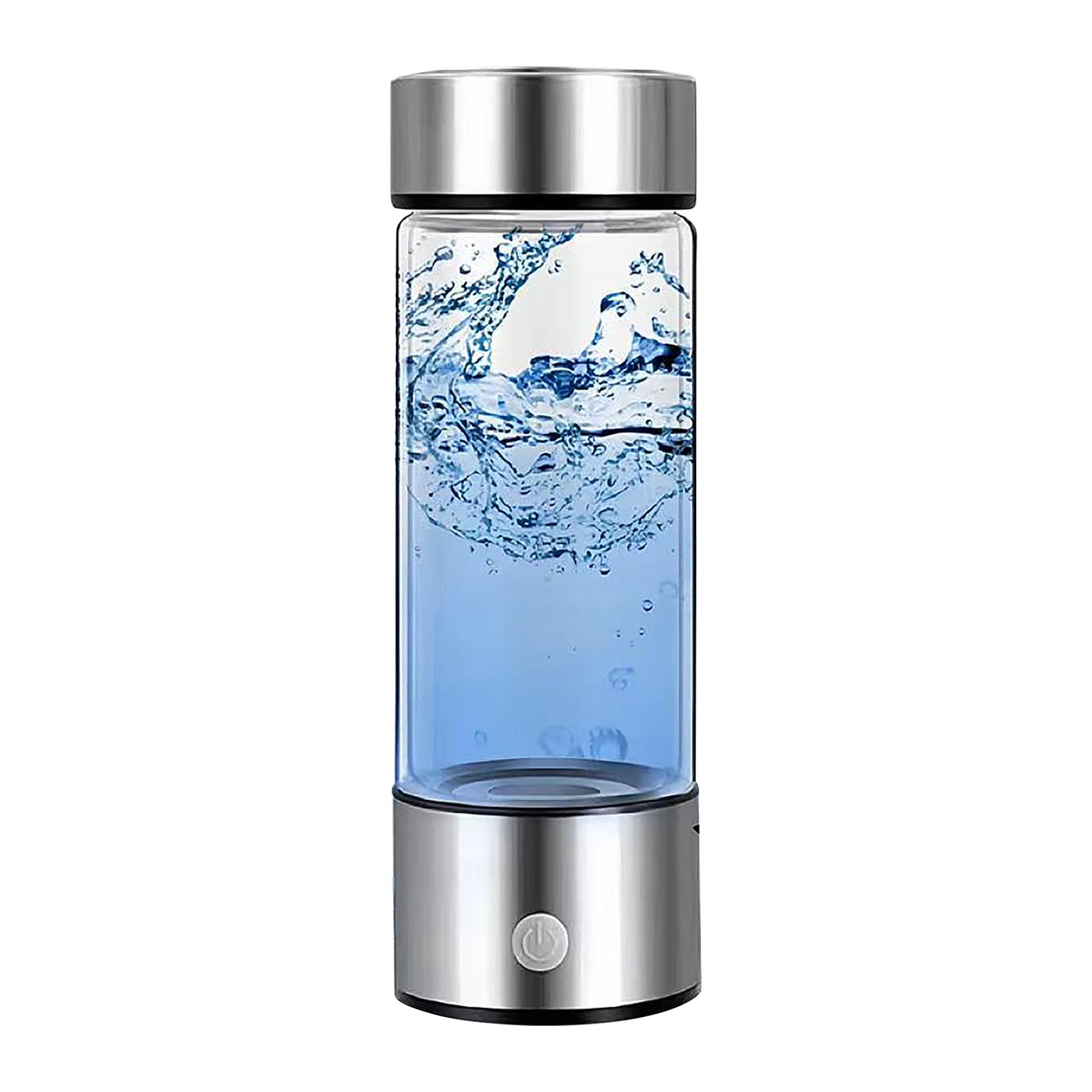 Hidrogénes Vizes Palack 420ml Hordozható Hidrogén Generátor SPE PEM Technológia Hidrogén Oxigén Szekrény Hidrogénben Gazdag Vizes Pohár One Size gray