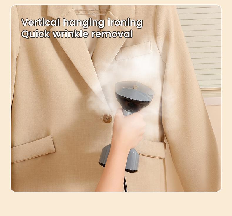 1600W Portable Garment Steamer & Mini Electric Iron - 2-in-1 Fast Heating for Quick and Easy Clothing Care