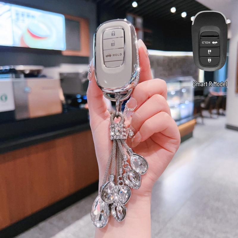 Compatible Key Case for CRV, 11th Gen Accord, Civic, XR-V, Odyssey, Xingge - Men's Shell Buckle Bag
