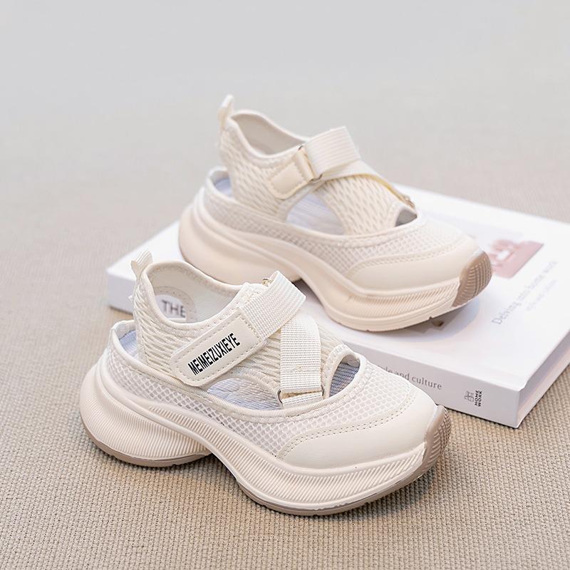 New Summer Kids' Sports Sandals - Functional Soft Sole Closed-Toe Shoes for Big Girls & Boys