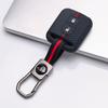 Key Fob Cover for Nissan Qashqai Micra Tiida Sunny Livina Sylphy with Keychain Anti-Scratch Surface Shockproof Structure Soft Grip Texture