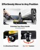 Low Profile Floor Jack, 2.5 Ton Capacity, Steel Racing Floor Jack with Single Piston Quick Lift Pump & Raised Saddle, Hydraulic Trolley Car Lift for