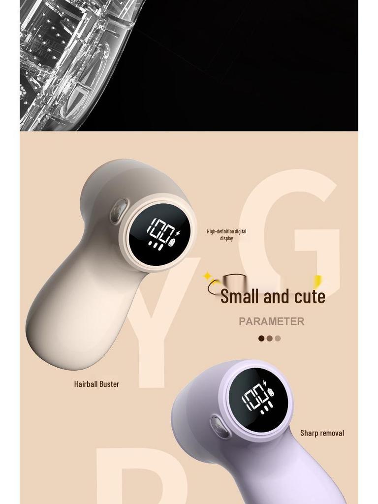 Portable Digital Lint Remover & Shaver with Rechargeable Battery