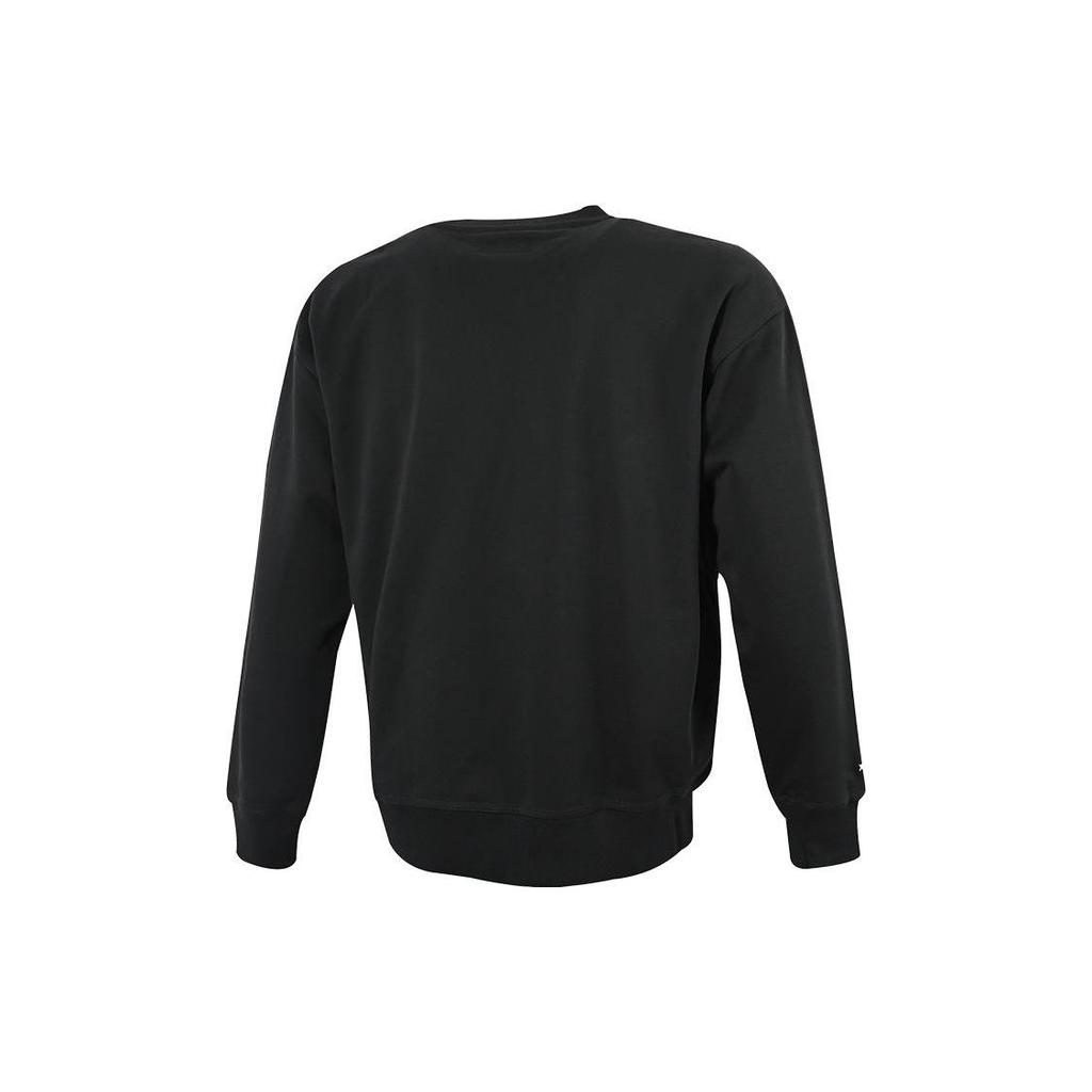 Converse Sweatshirts Unisex Black Crew Neck Moderate Regular 10023777-A03