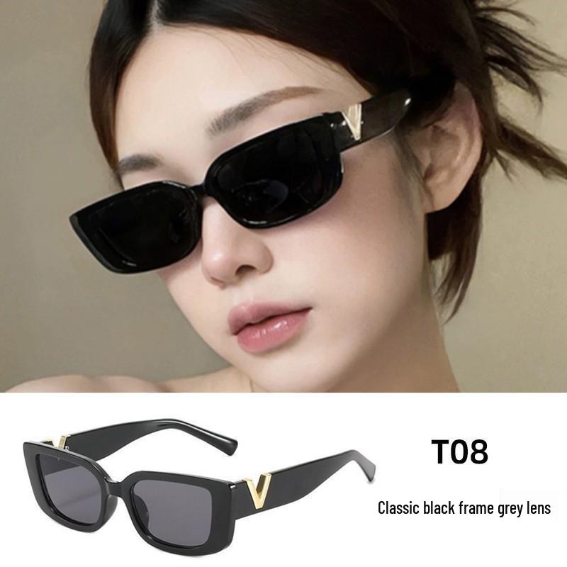 Women's Cat Eye Oval Frame Sunglasses - Stylish UV Protection Eyewear