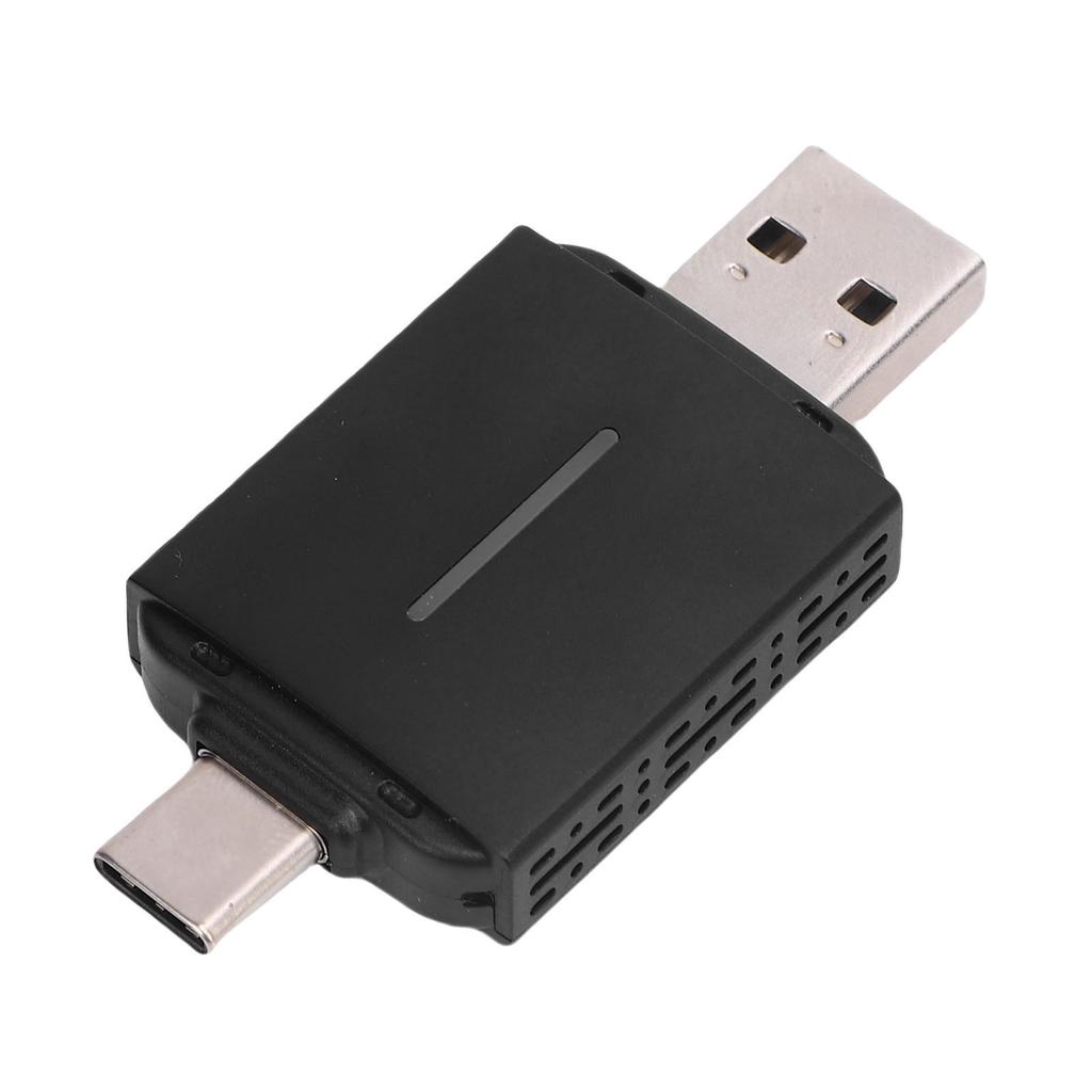 Car Wireless Adapter 2 in 1 Double Port Voice Control Accurate Real Time Navigation Wired to