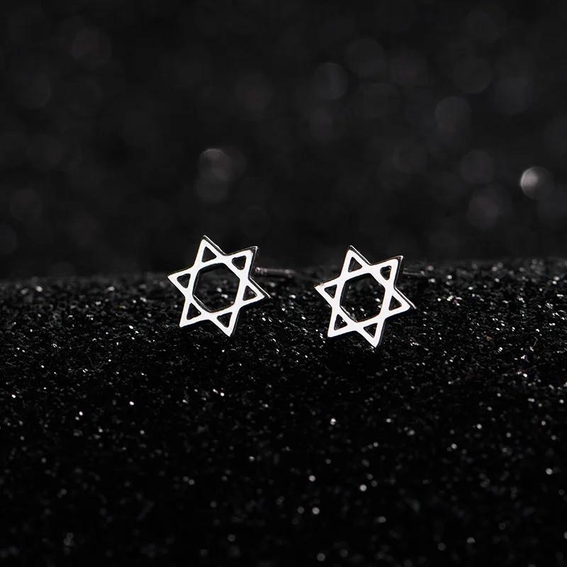 56 Types 925 Silver Zircon Puzzle Star Animal Geometric Stud Earrings for Women Fine Jewelry Minimalist Accessories