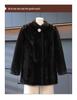 Mom's 2025 Faux Mink Velvet Winter Coat - Eco-Friendly Fur for Middle-Aged & Elderly Women in 40s & 50s