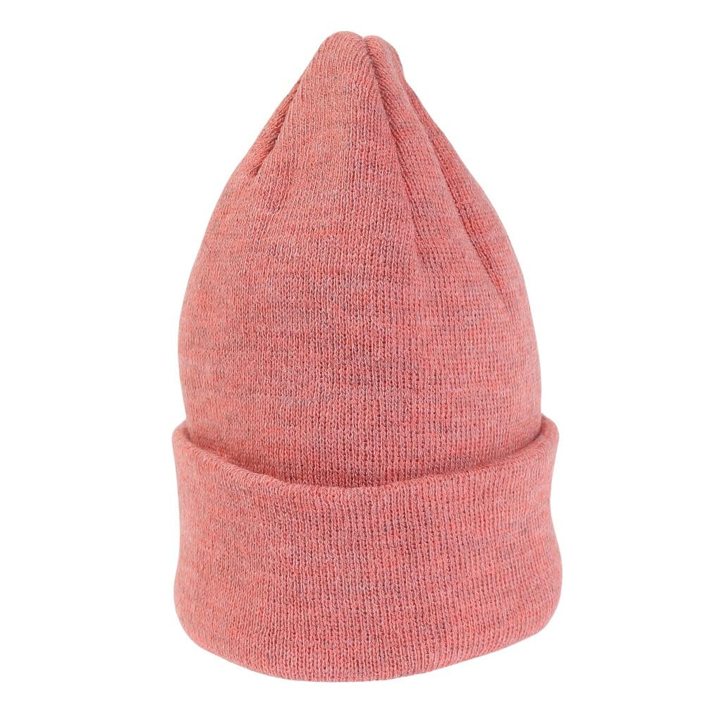 Volcom Knit Cap Brand FAVE Earth Women's (Solid Logo) [K5852405 / V.CO BEANIE] Hat, Pink, O/S