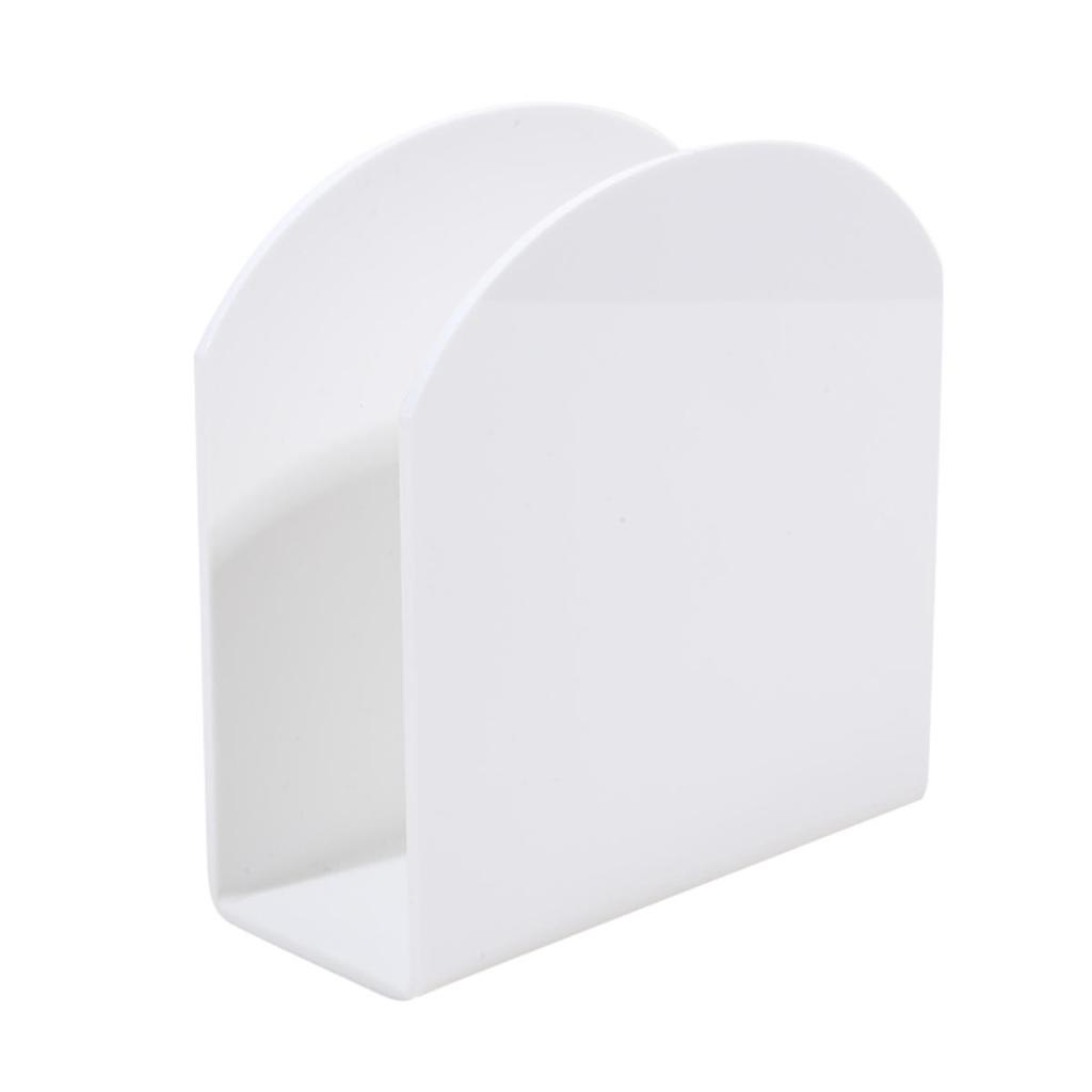 Akryl Serviettdispenser Holder Drikkebrett U-formet Gjennomsiktig Kleenexboks Serviettstativ for Lommetørkle Oppbevaringsstativ