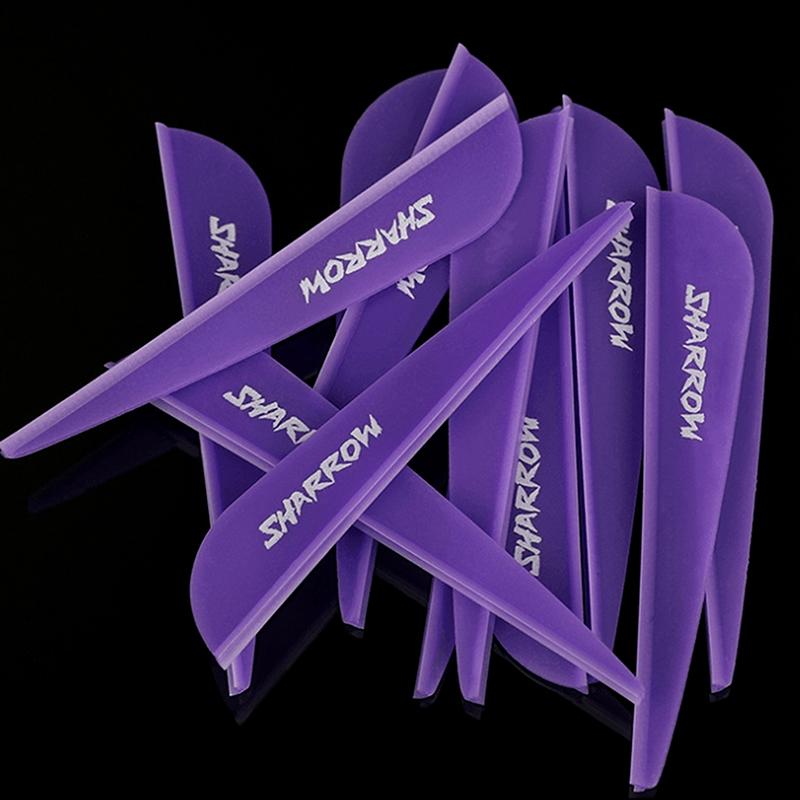 50Pcs 3 Inch Archery Arrow Feather Feather Rubber Vanes Fletching For Aluminum Fiberglass Carbon Arrow Shaft Accessories