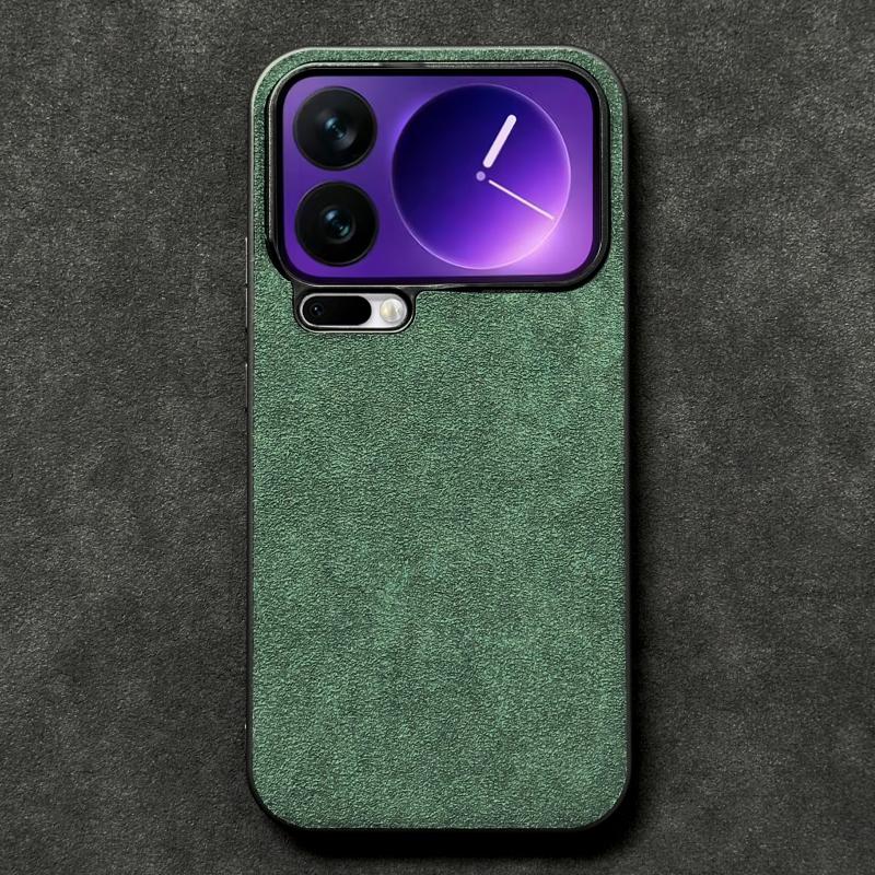 Premium Alcantara Mobile Phone Case for Xiaomi 17 Pro Max Mi 17Pro TPU+PC Back All-inclusive Suede Leather Slim Cover
