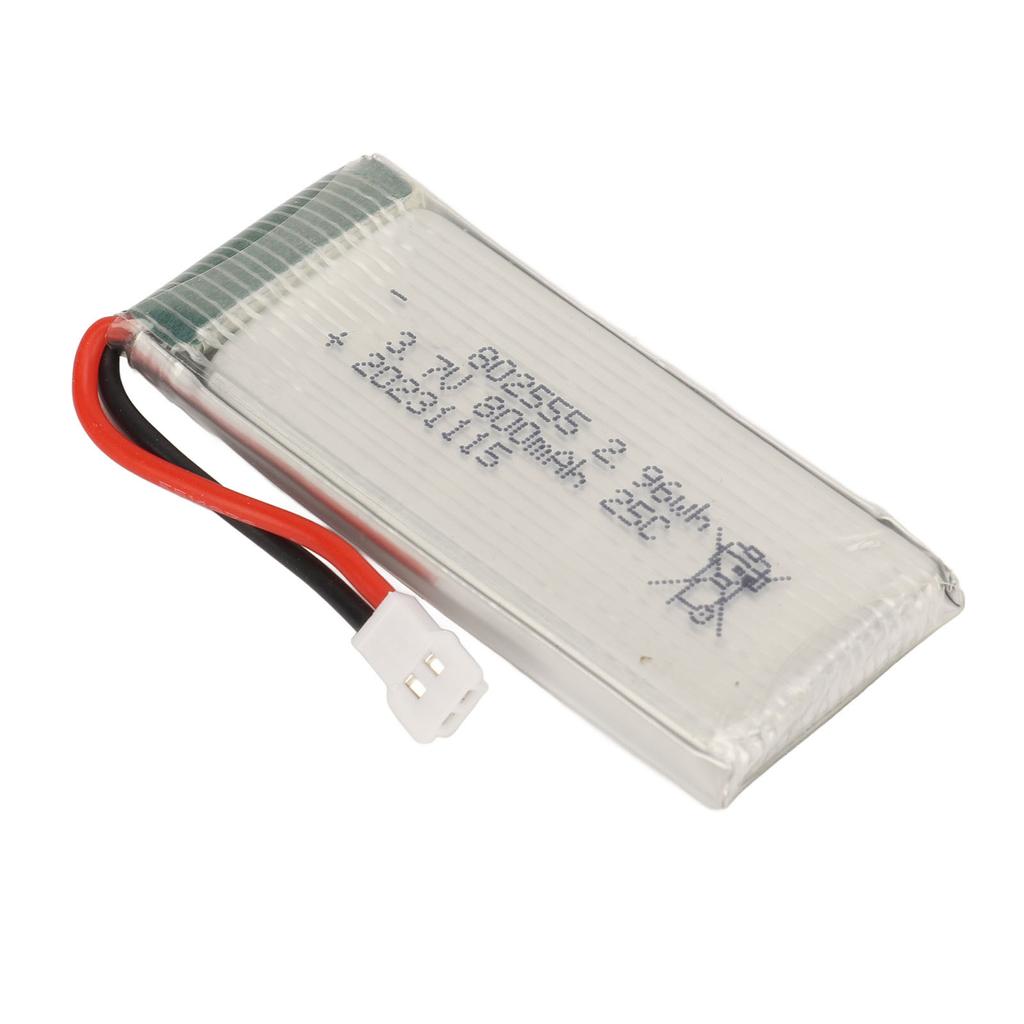 3.7V 800mAh LiPo Battery 25C Rate RC Model Airplane Lithium Battery With XH2.54 Plug for F181 F163 H