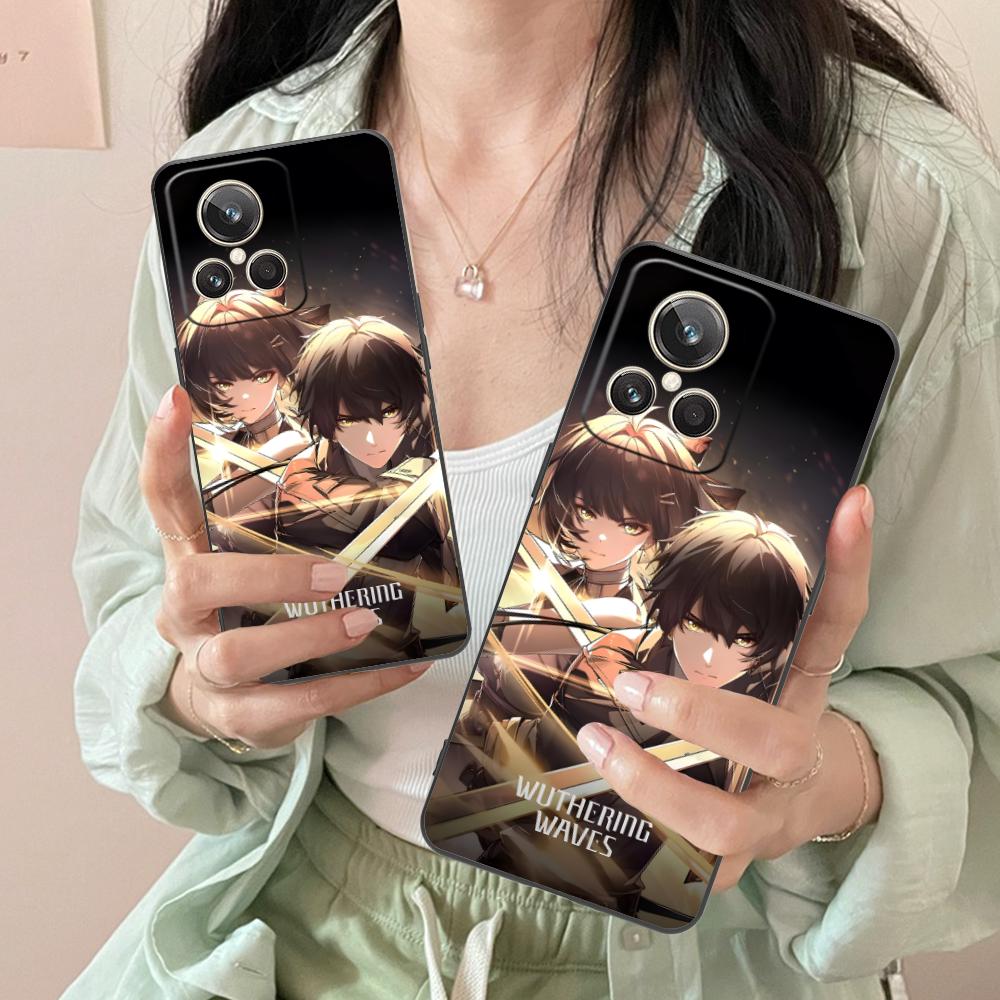 Wuthering Waves Rover Matte TPU Mobile Phone Case for Realme GT 8 Neo Pro C75 73 71 C67 65 C55 53 C35 31 C20 15 Colorful Cover