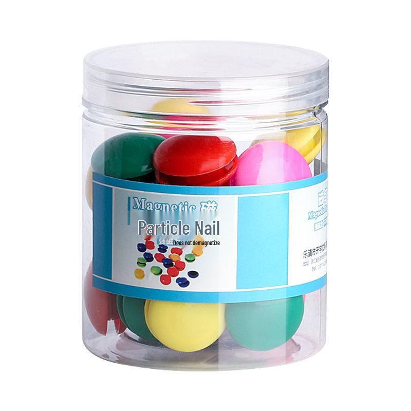 Round Colored Whiteboard Magnet Clips - Strong Magnetic Hold for Blackboard & Whiteboard