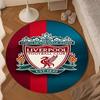 Football Liver-pool  Round mat Home Decor, Chair rug For livingroom,Bedroom, doormat home decor Birthday Gift Christmas Gifts