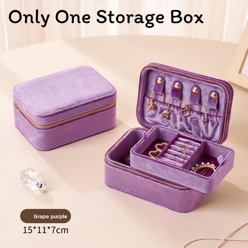 Premium Silk Like Jewelry Storage Case With Compact Design For Home And Travel Use
