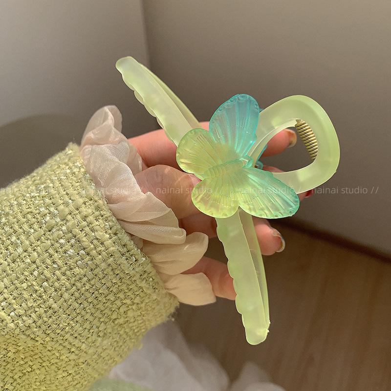 

Super Fairy Green Butterfly Claw Clip: 2023 Spring Collection - Large, Sweet Hair Accessory