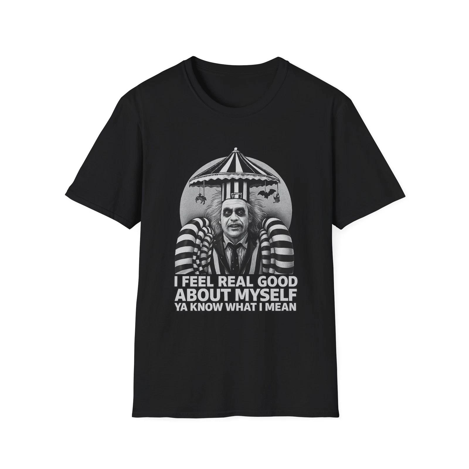 Men s and Women s T-shirts Beetlejuice Unisex T-Shirt, Beetlejuice Shirt, Feel Good Graphic Tee, XXL