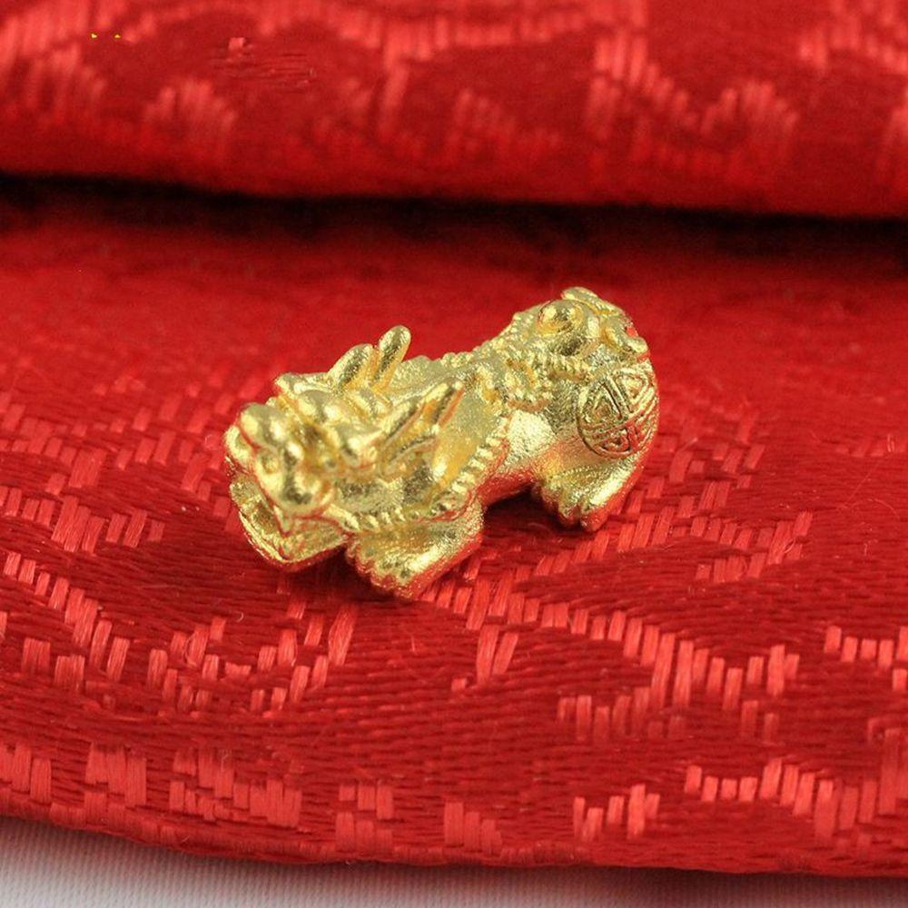 Pixiu Gold Color Brave Troops Beads Jewelry Accessories Chinese Style Bead DIY Making Accessories