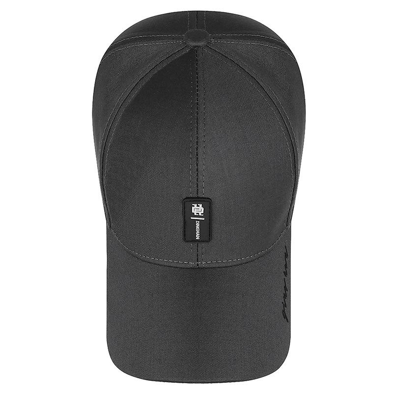 New Spring Autumn Business Hat Men's Offset Printed Leather Label Middle-Aged And Elderly Baseball Cap