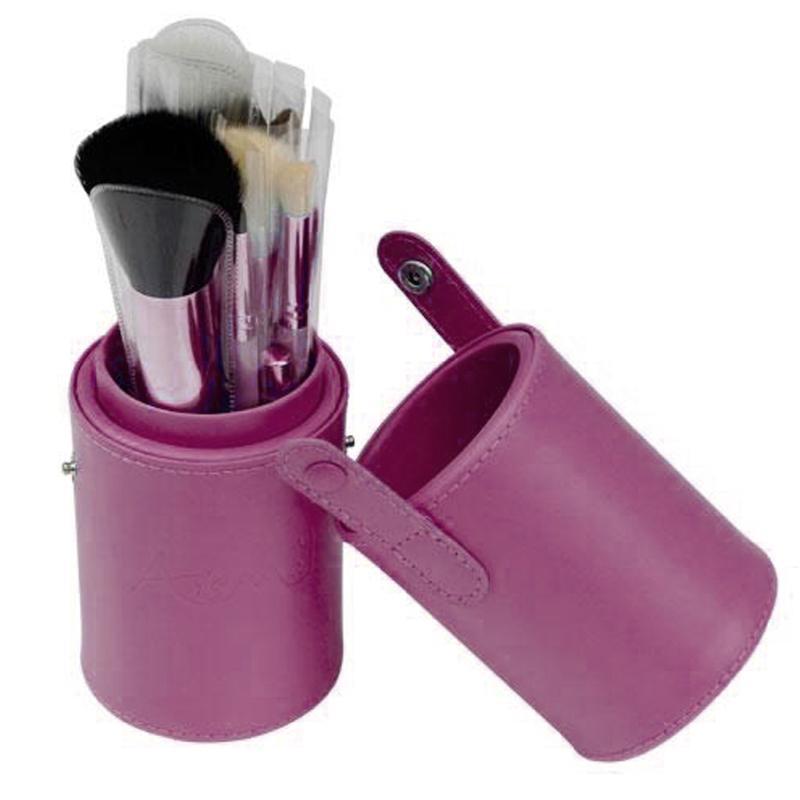 PU/PVC Skladovací prázdný držák Kosmetický kelímek Pouzdro na štětec na make-up